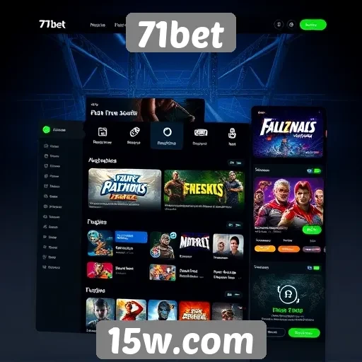 Análise da interface do usuário do site 71bet